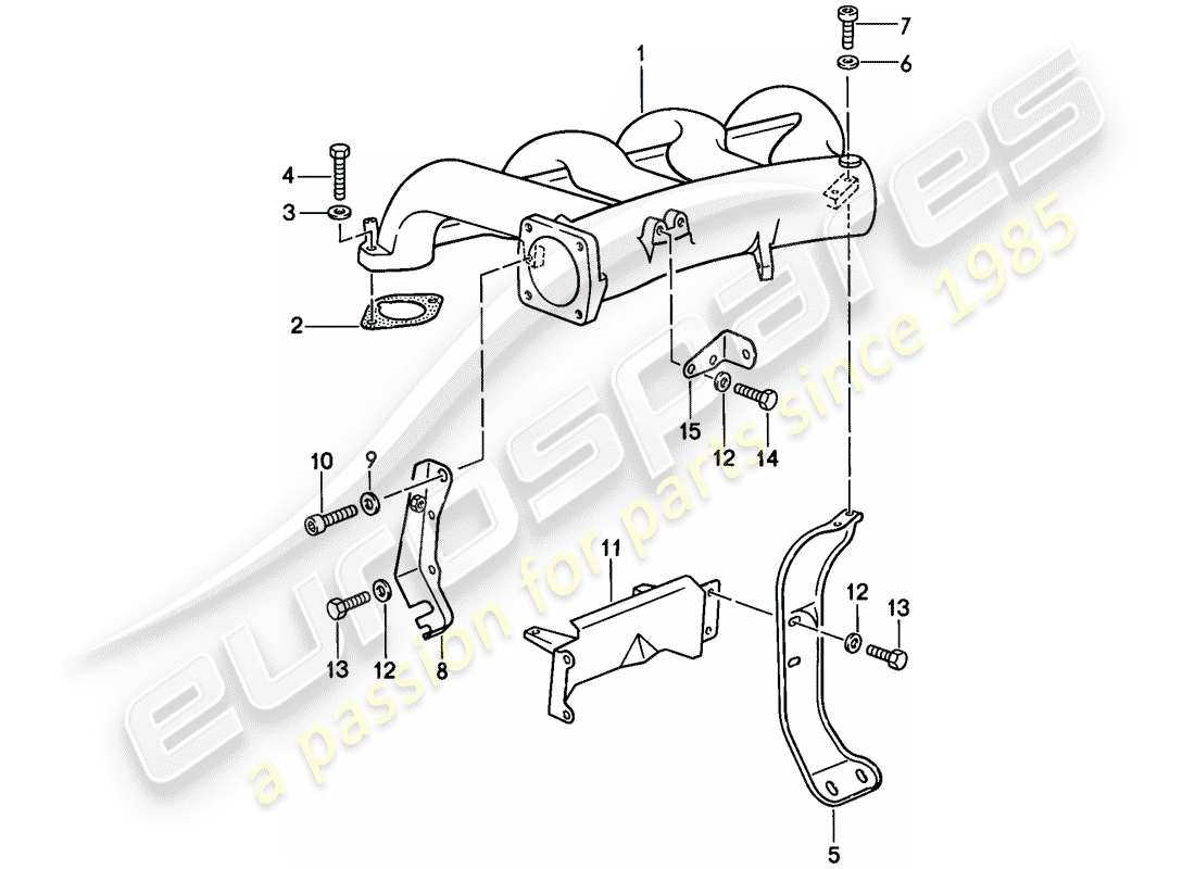 Porsche 944 (1986) L-JETRONIC - 4 Part Diagram