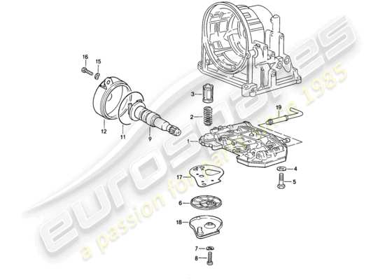 a part diagram from the Porsche 944 parts catalogue