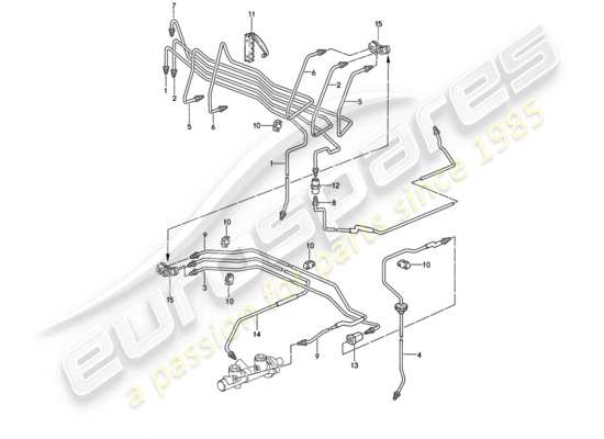 a part diagram from the Porsche 944 parts catalogue