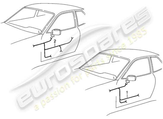 a part diagram from the Porsche 944 parts catalogue