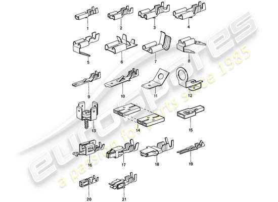 a part diagram from the Porsche 944 parts catalogue