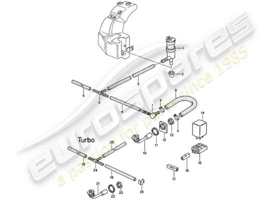 a part diagram from the Porsche 944 parts catalogue