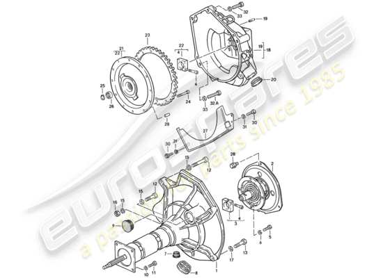 a part diagram from the Porsche 944 parts catalogue