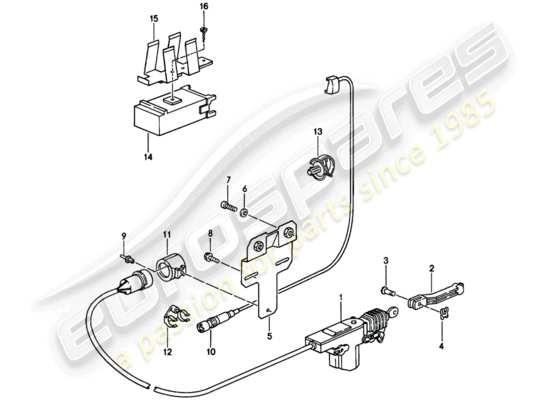 a part diagram from the Porsche 944 parts catalogue