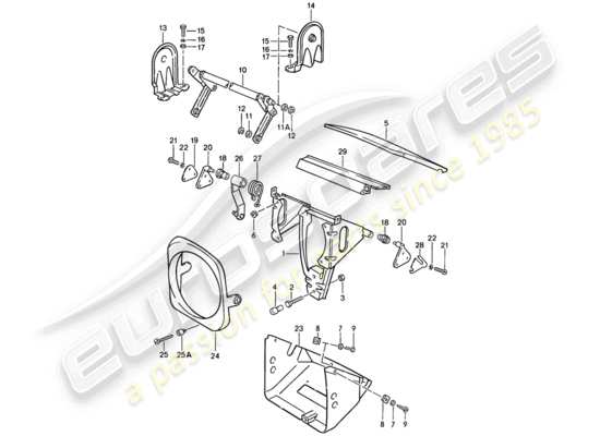 a part diagram from the Porsche 944 parts catalogue