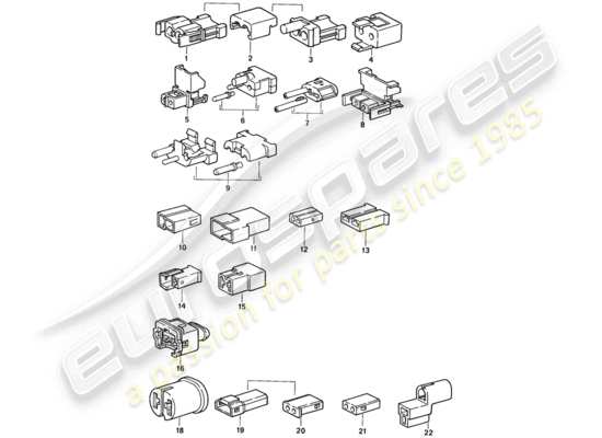 a part diagram from the Porsche 944 parts catalogue