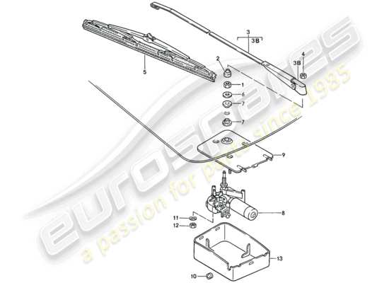 a part diagram from the Porsche 944 parts catalogue