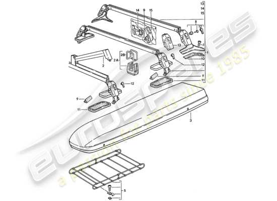 a part diagram from the Porsche 944 parts catalogue