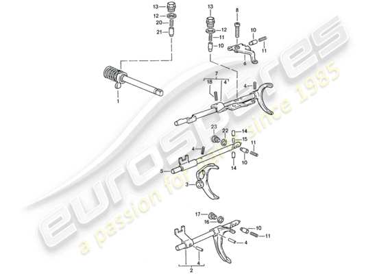 a part diagram from the Porsche 944 parts catalogue