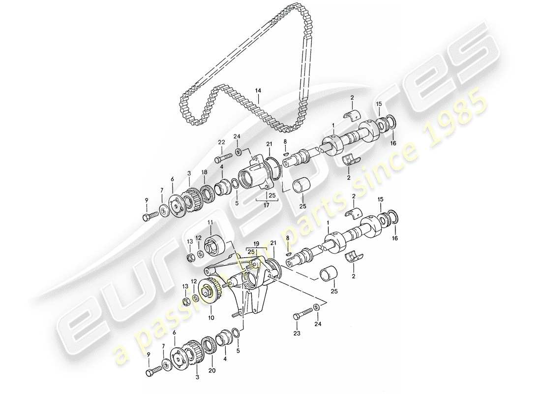 Porsche 944 (1990) DRIVING MECHANISM - SHAFT Part Diagram