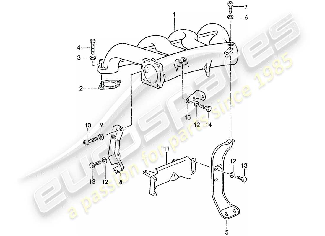 Porsche 944 (1990) L-JETRONIC - 4 Part Diagram