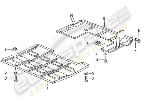 a part diagram from the Porsche 944 parts catalogue