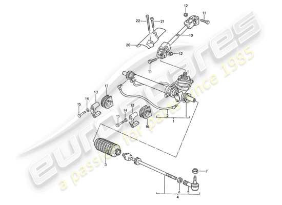 a part diagram from the Porsche 944 parts catalogue