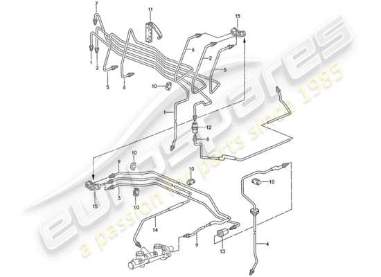 a part diagram from the Porsche 944 parts catalogue