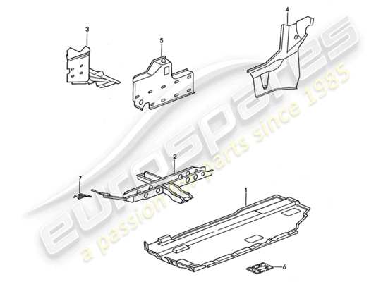 a part diagram from the Porsche 944 parts catalogue