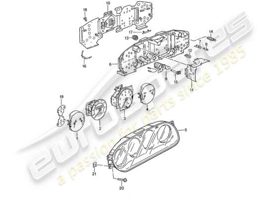 a part diagram from the Porsche 944 parts catalogue