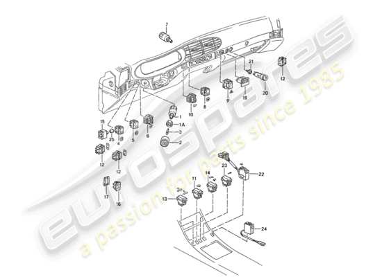 a part diagram from the Porsche 944 parts catalogue