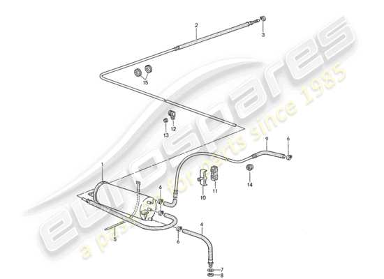 a part diagram from the Porsche 959 parts catalogue