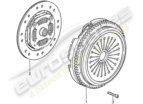 a part diagram from the Porsche 959 parts catalogue