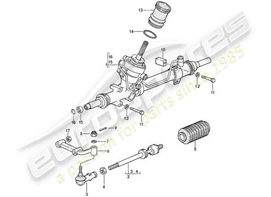 a part diagram from the Porsche 959 parts catalogue