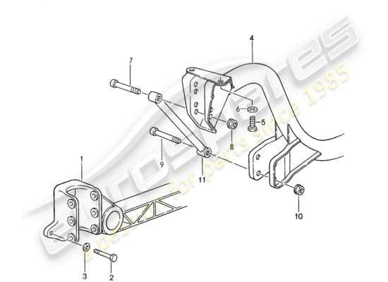 a part diagram from the Porsche 959 parts catalogue