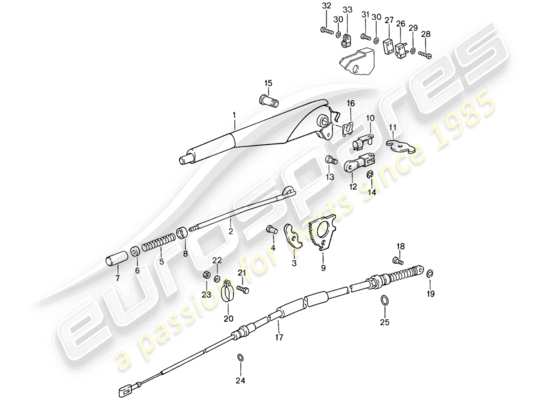 a part diagram from the Porsche 959 parts catalogue