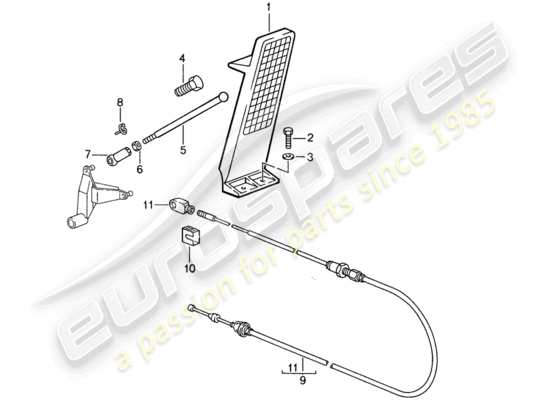 a part diagram from the Porsche 959 parts catalogue