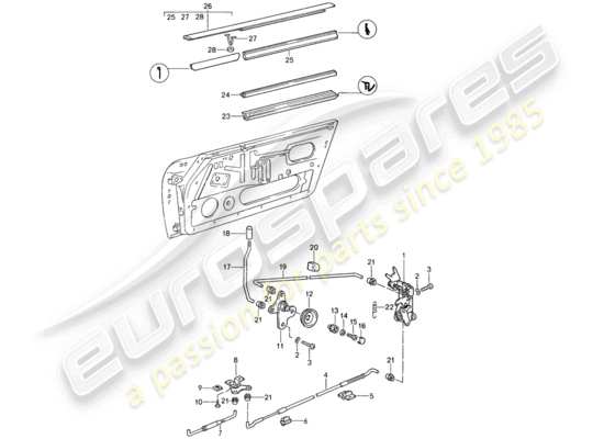 a part diagram from the Porsche 959 parts catalogue