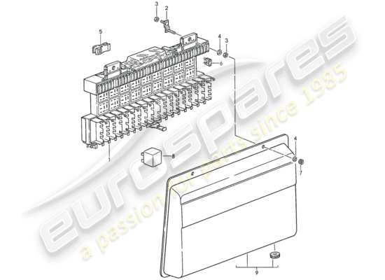 a part diagram from the Porsche 959 parts catalogue