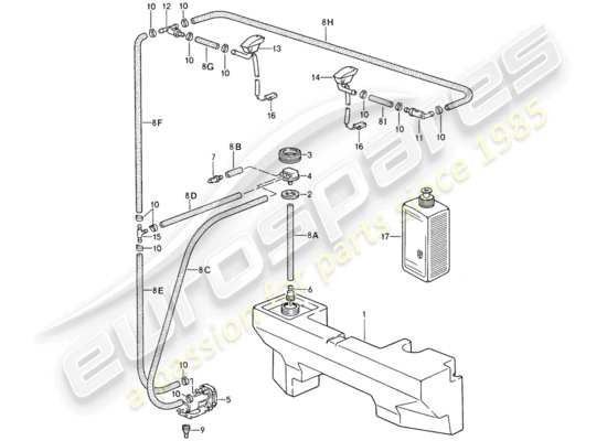 a part diagram from the Porsche 959 parts catalogue