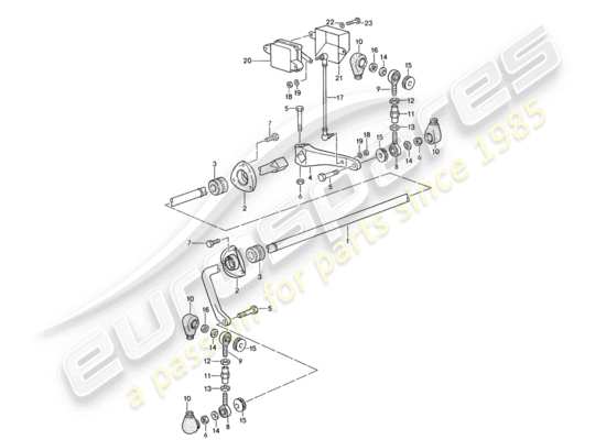 a part diagram from the Porsche 959 parts catalogue