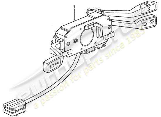 a part diagram from the Porsche 959 parts catalogue