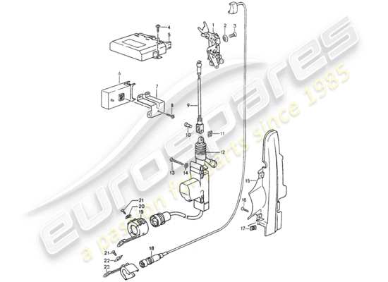 a part diagram from the Porsche 964 parts catalogue