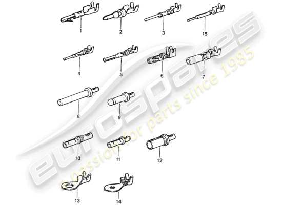 a part diagram from the Porsche 964 parts catalogue