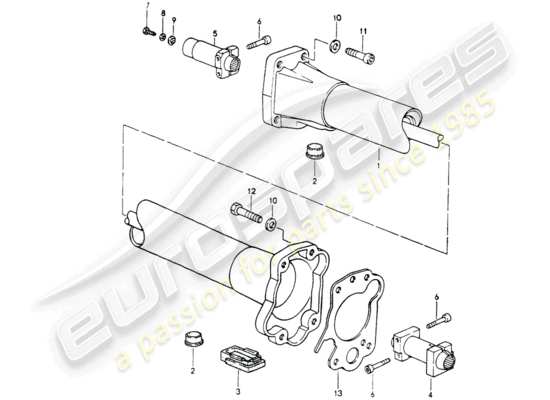 a part diagram from the Porsche 964 parts catalogue