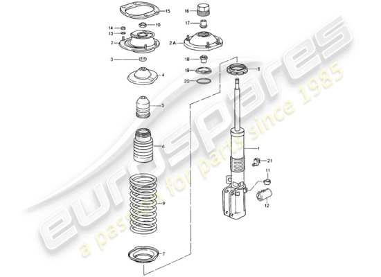 a part diagram from the Porsche 964 (1990) parts catalogue