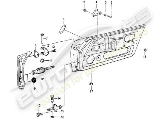 a part diagram from the Porsche 964 (1990) parts catalogue