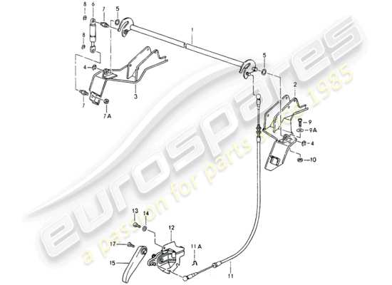 a part diagram from the Porsche 964 parts catalogue