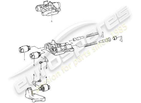 a part diagram from the Porsche 964 (1991) parts catalogue