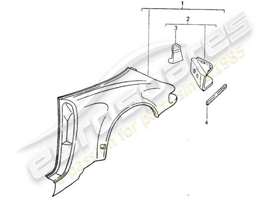 a part diagram from the Porsche 964 parts catalogue