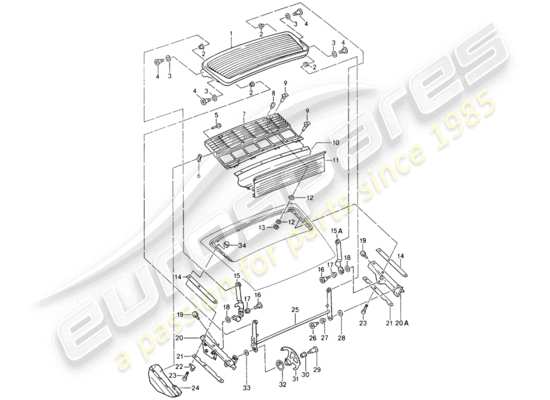 a part diagram from the Porsche 964 parts catalogue