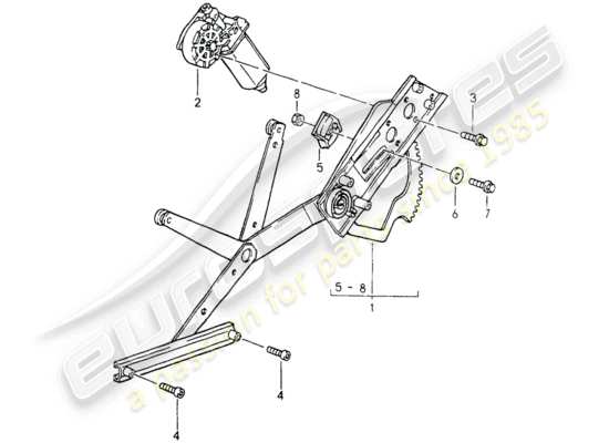 a part diagram from the Porsche 964 parts catalogue