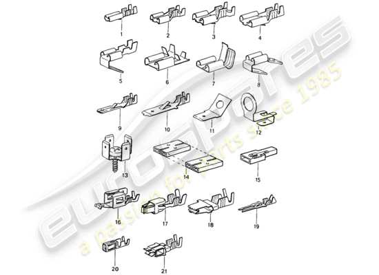 a part diagram from the Porsche 964 parts catalogue