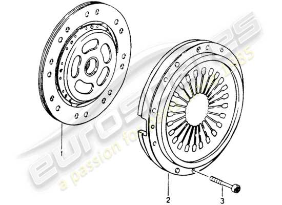 a part diagram from the Porsche 964 parts catalogue