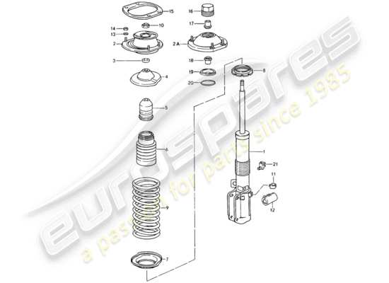 a part diagram from the Porsche 964 (1992) parts catalogue