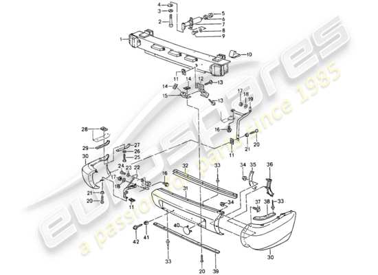 a part diagram from the Porsche 964 parts catalogue