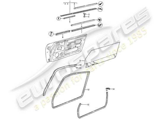 a part diagram from the Porsche 964 parts catalogue