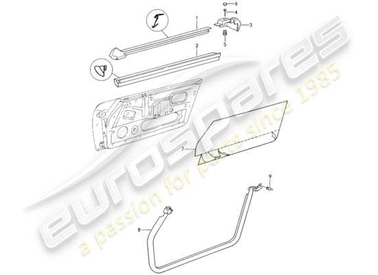 a part diagram from the Porsche 964 parts catalogue