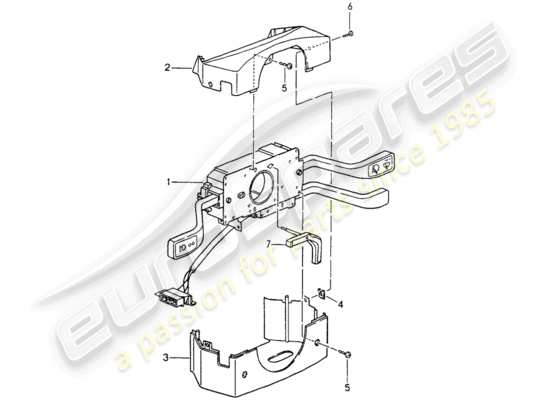 a part diagram from the Porsche 964 parts catalogue