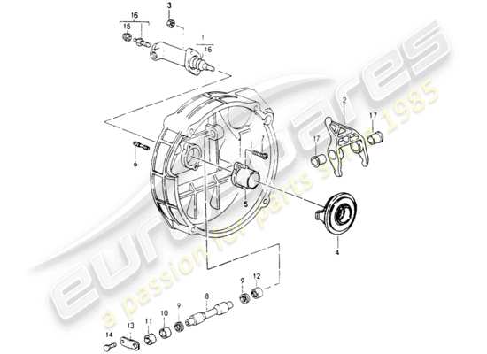 a part diagram from the Porsche 964 parts catalogue